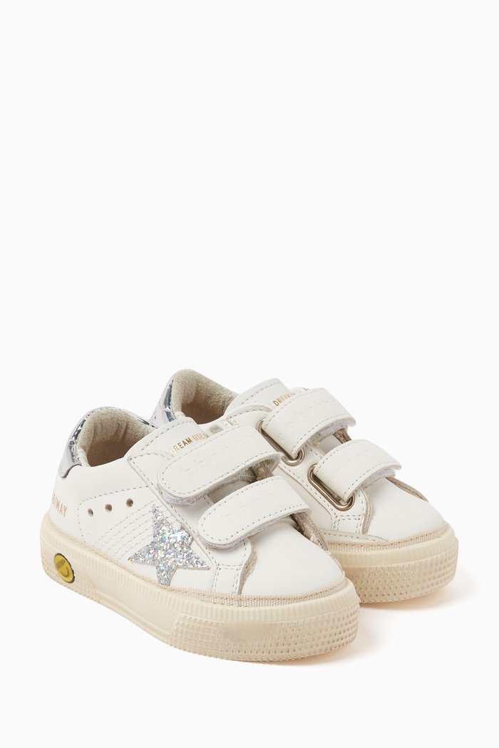

May School Sneakers in Leather, White