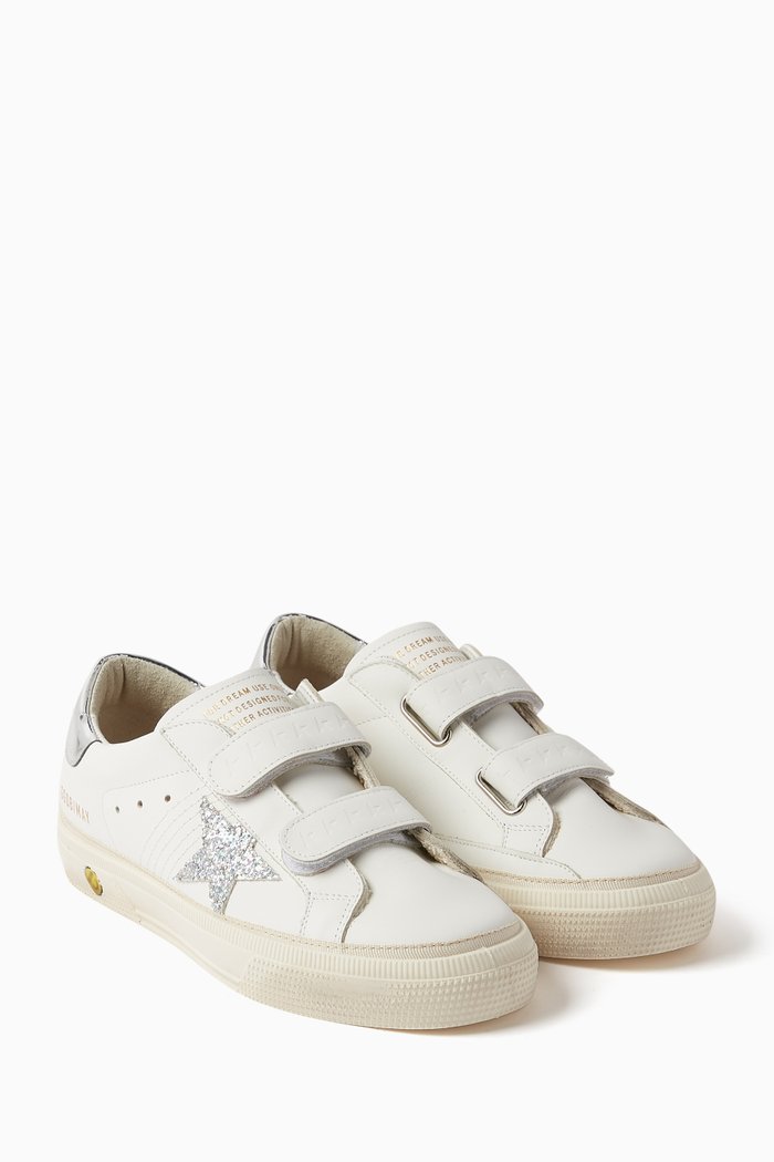 

May School Sneakers in Leather, White