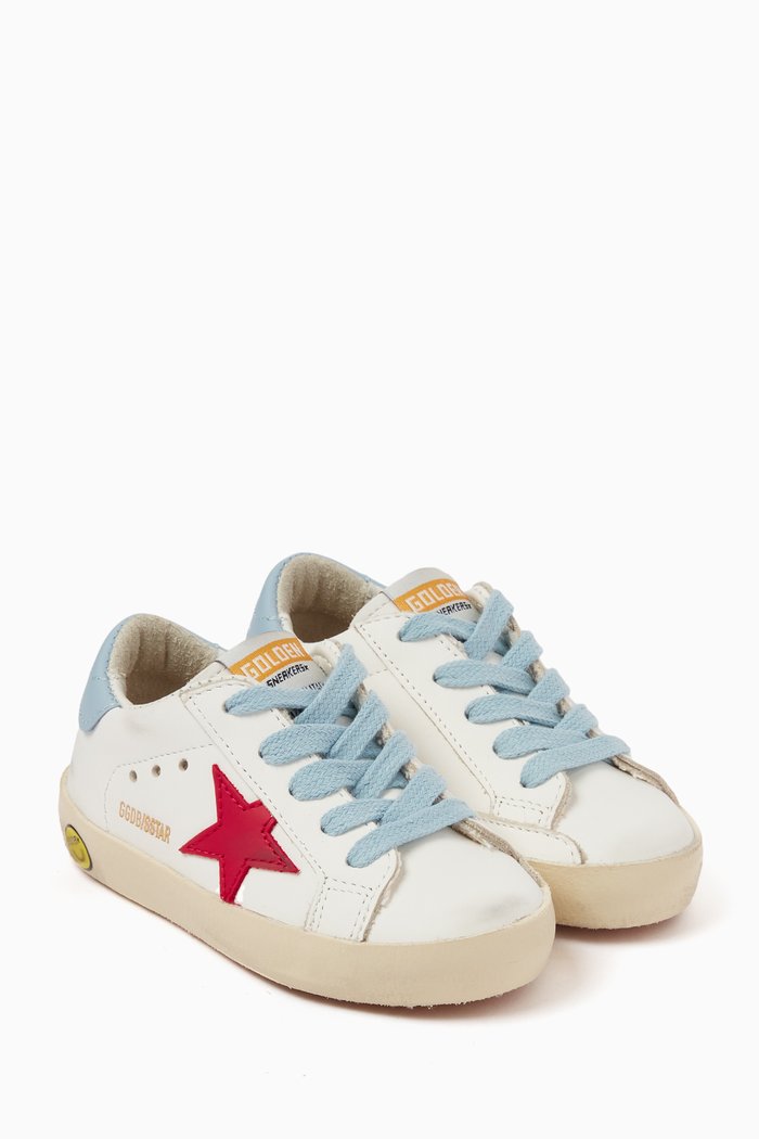 

Super Star Sneakers in Leather, White