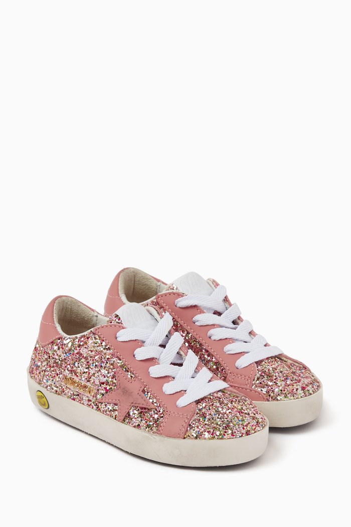 

Super Star Sneakers in Glitter, Multicolour