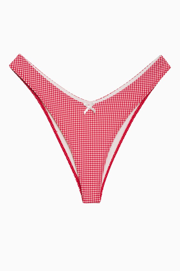 

Enzo Bikini Brief in Stretch Nylon, Red