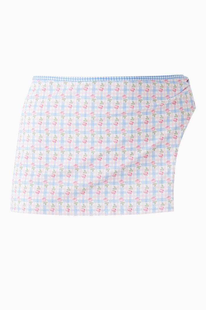 

Marly Plaid Mini Skirt, Pink