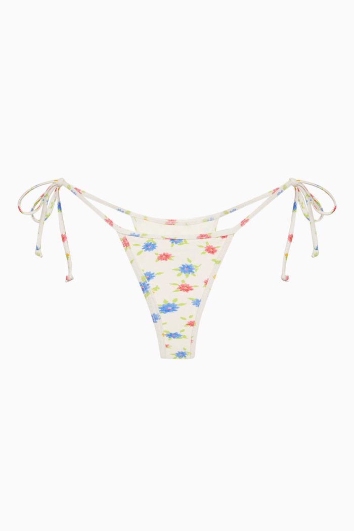 Hazel Floral Skimpy Bikini Briefs, Multicolour