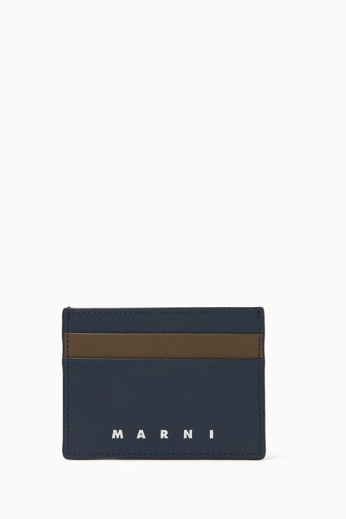

Billfold Wallet in Smooth Leather, Blue