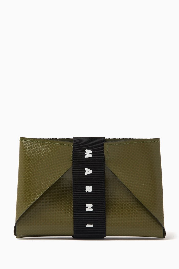 

Billfold Wallet in Smooth Leather, Green