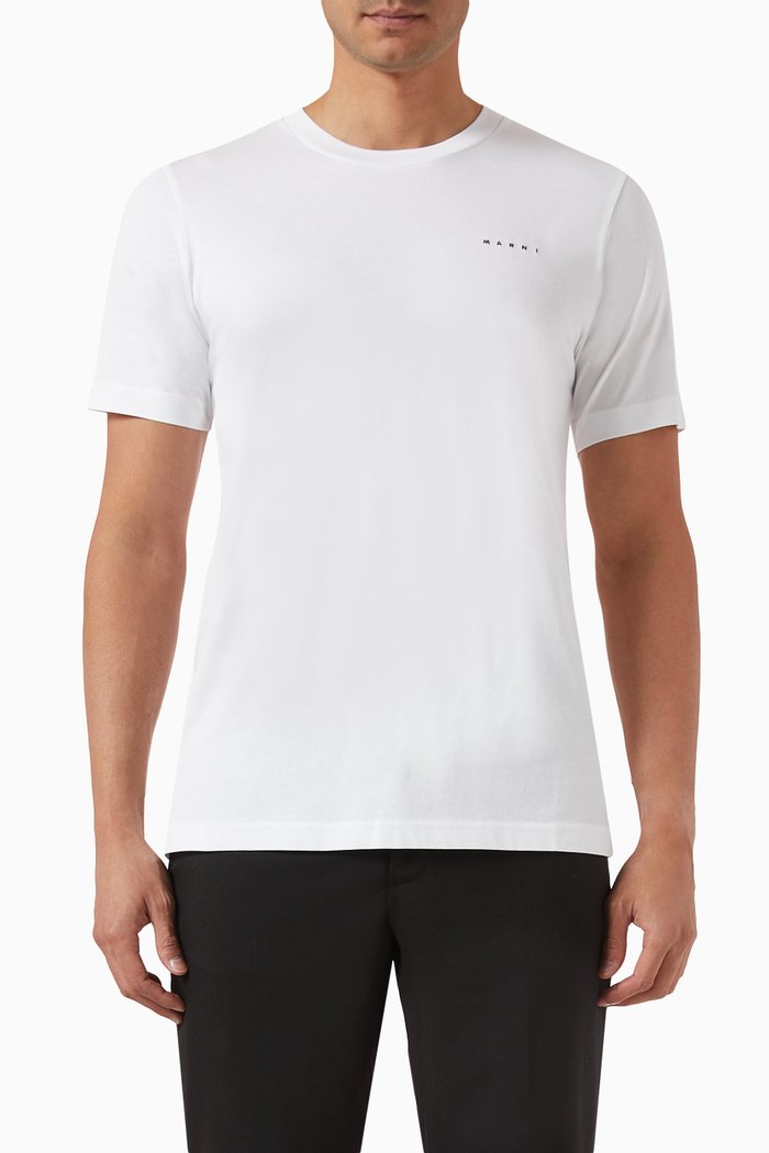 

Logo T-shirt in Cotton-jersey, White