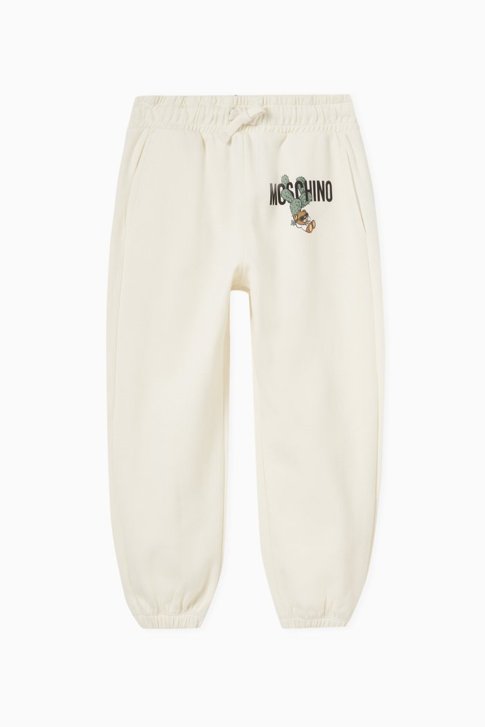

Signature Logo Sweatpants in Cotton, Neutral