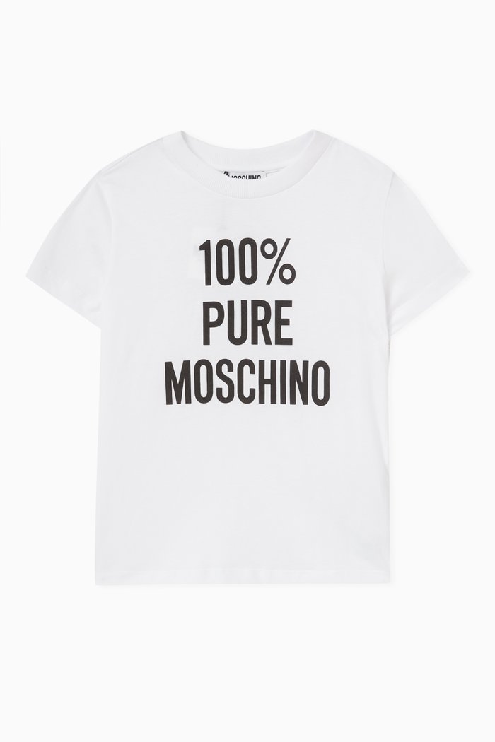 

Graphic Print T-Shirt in Cotton, White