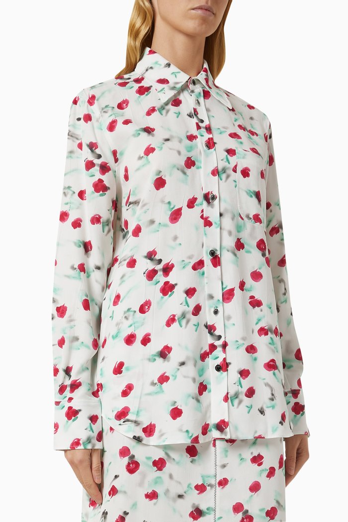 

Reverie-print Shirt in Viscose, Multicolour