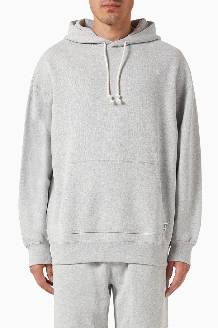 

MMQ Hoodie in Jersey, Grey