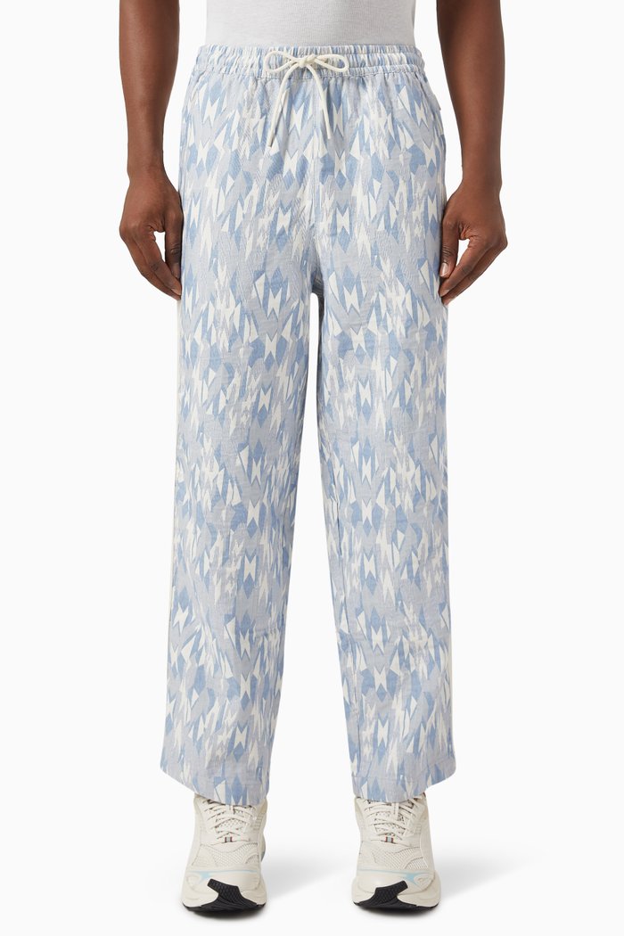 

Basketball Nostalgia T7 Chino Pants in Cotton, Blue