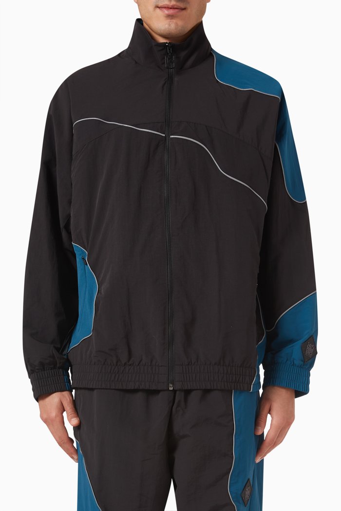 

x P.A.M. Cellerator Track Jacket in Nylon, Black
