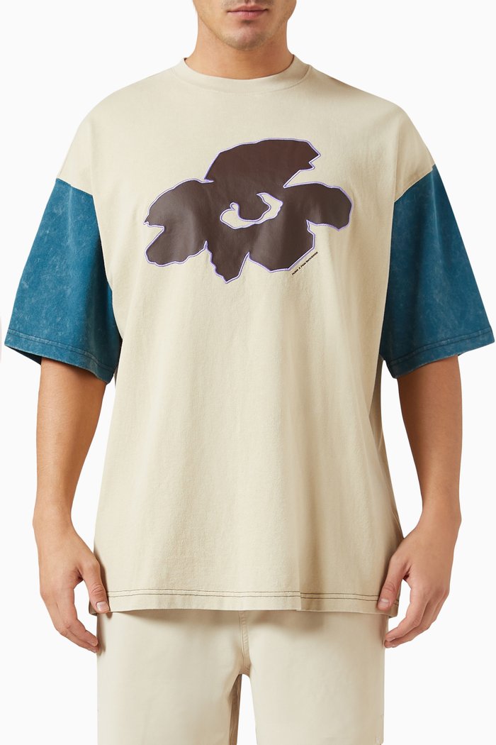 

x P.A.M. Graphic T-shirt in Cotton Jersey, Neutral