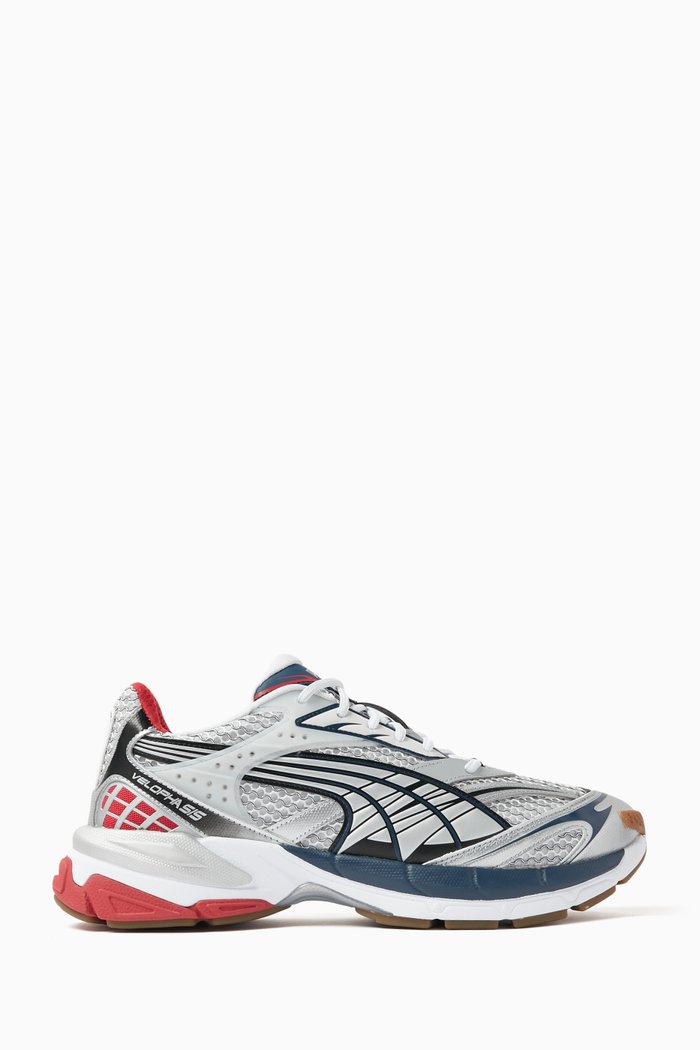 

Velophasis Phased Sneakers in Mesh, Grey