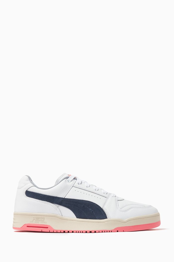 

Slipstream Lo Varsity Sneakers in Leather, White