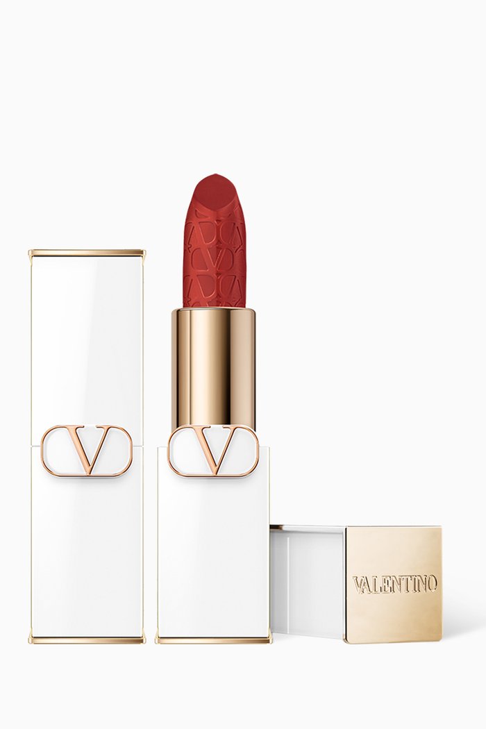 111A Undressed Velvet Rosso Valentino Party Edition Matte Lipstick, 3.5g, Colourless