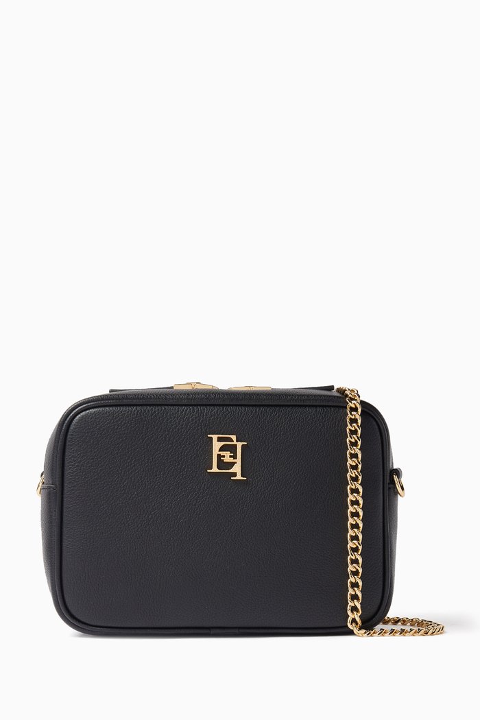 

Logo-plaque Camera Bag, Black
