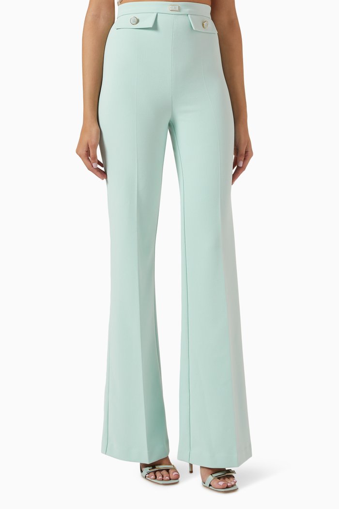 

Palazzo Pants in Stretch-crêpe, Blue