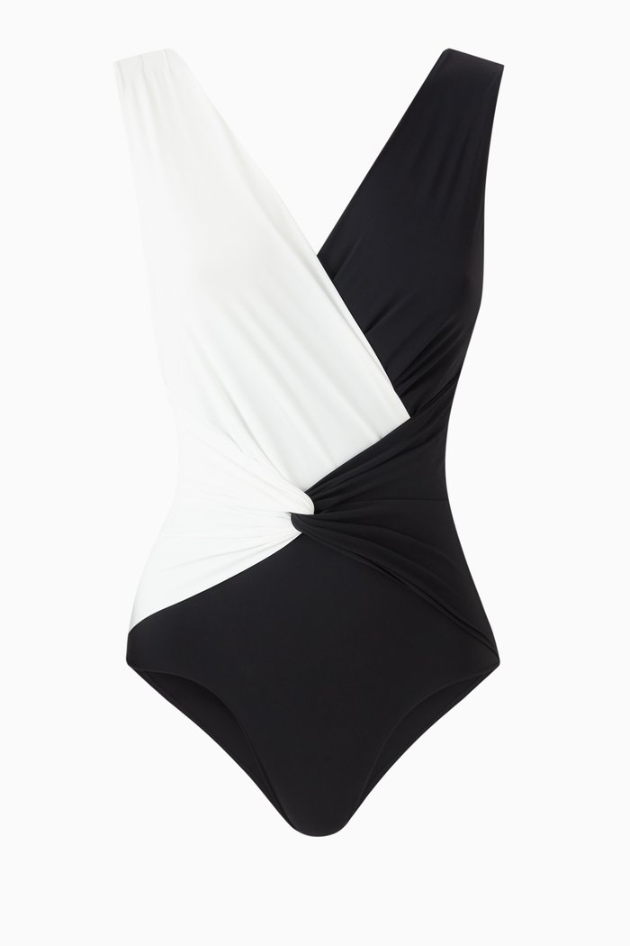 

Knot Filly One-piece Swimsuit, Black