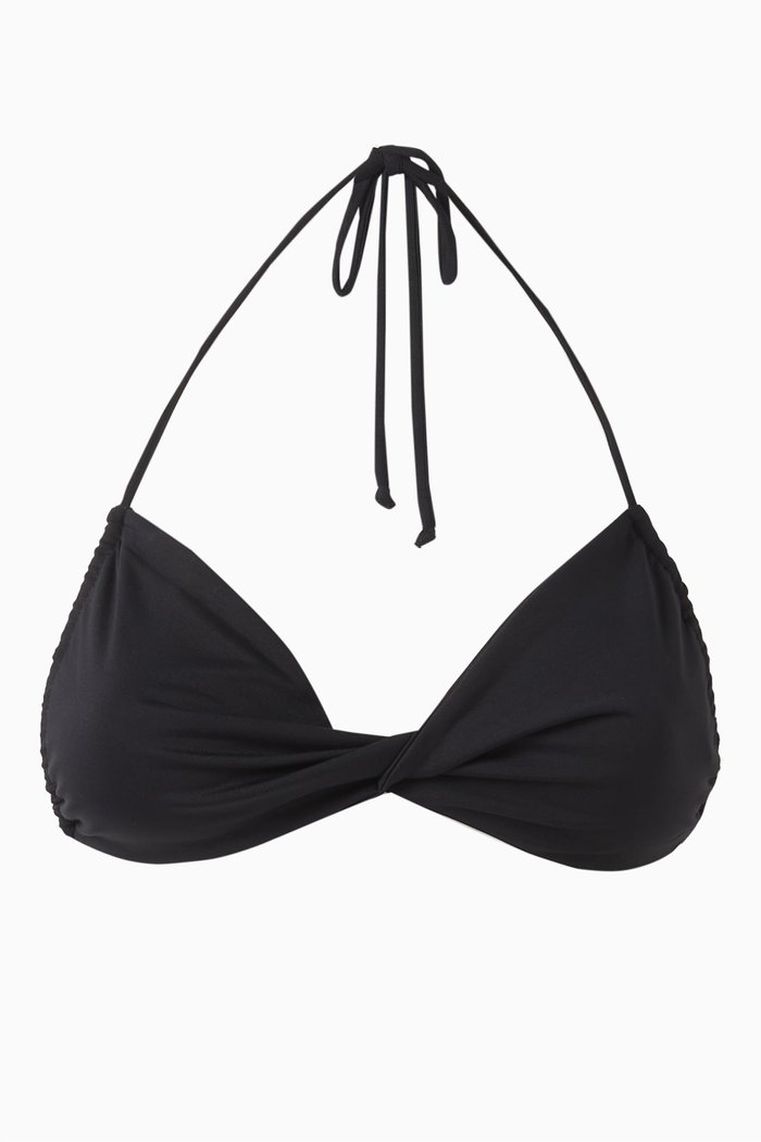

Meg Bikini Top in Lisse, Black