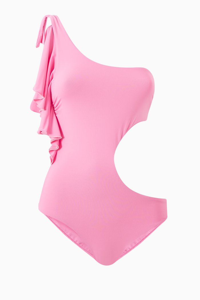 

Josie Ruffle One-piece Swimsuit, Pink