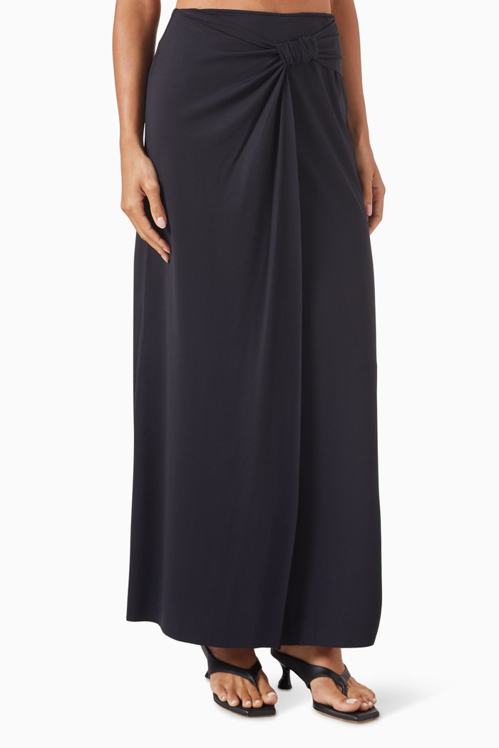 

Ida Knot Skirt, Black