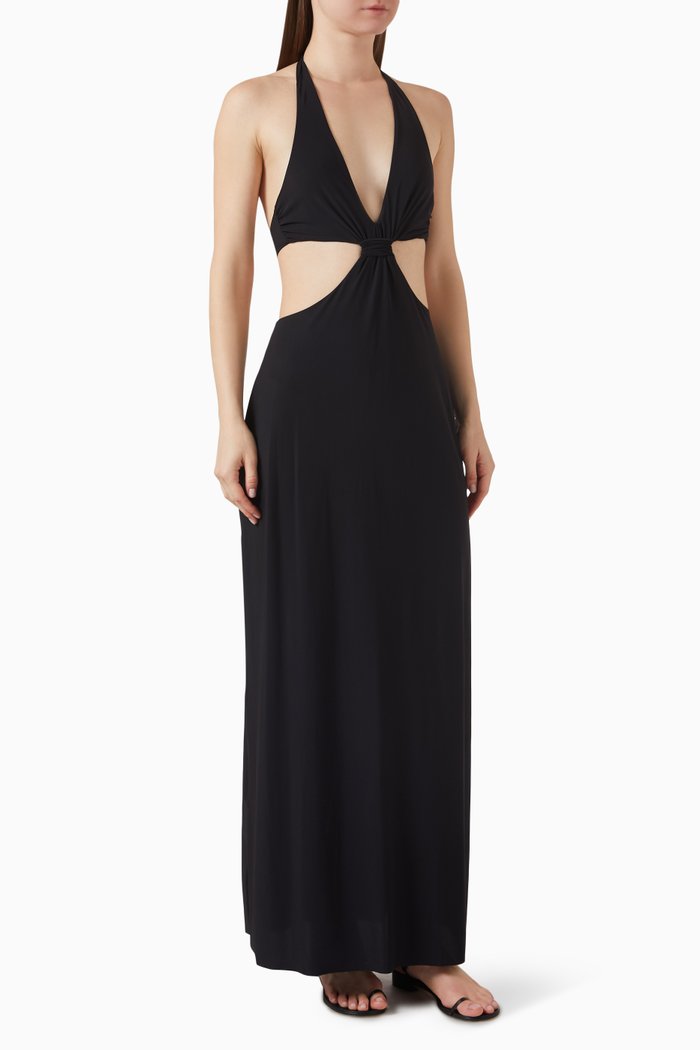 

Etta Knot Cover-up, Black