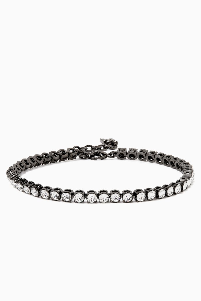 

Crystal Tennis Anklet, Multicolour