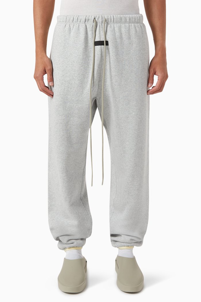 

Essential Sweatpants in Fleece, Grey