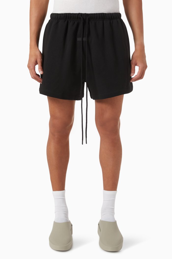 

Running Shorts in Fleece, Black