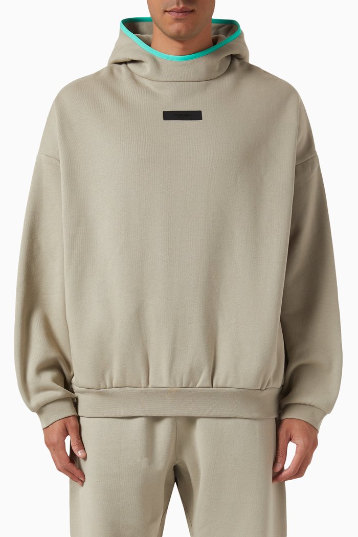 

Essentials Hoodie in Fleece, Grey