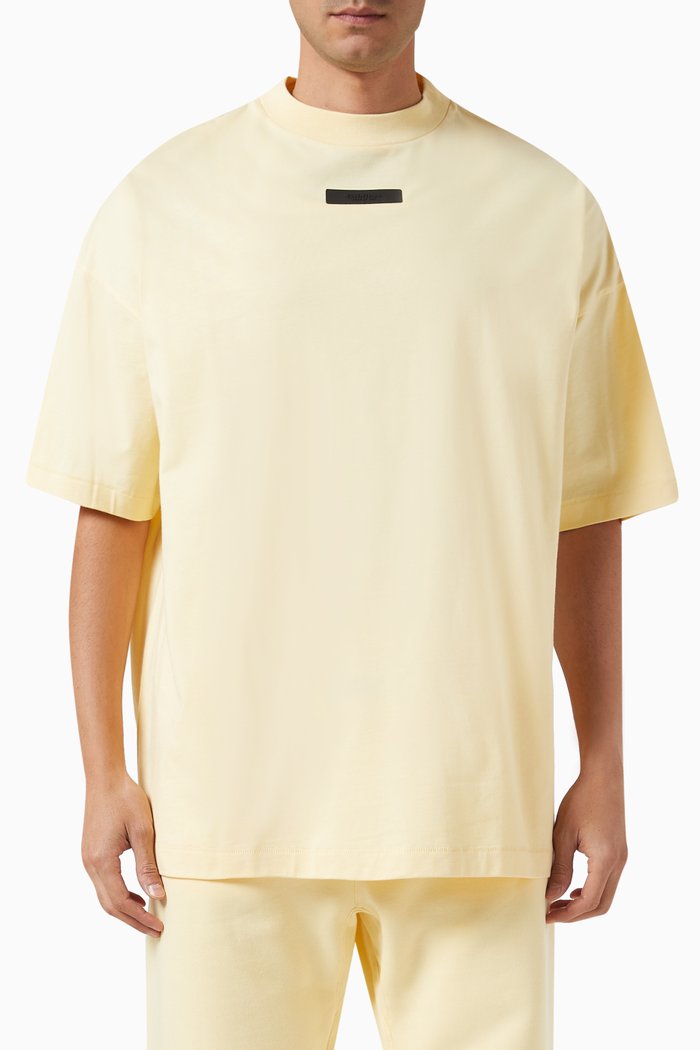 

Crewneck T-shirt in Cotton-jersey, Yellow