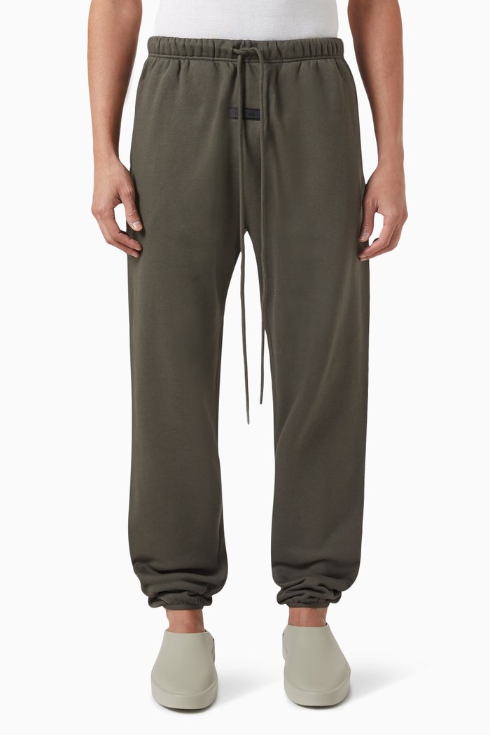 

Essential Sweatpants in Fleece, Grey