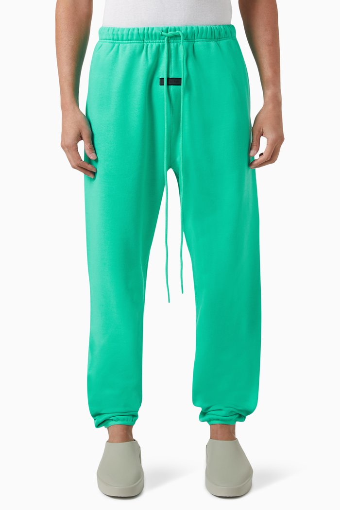 

Essential Sweatpants in Fleece, Green