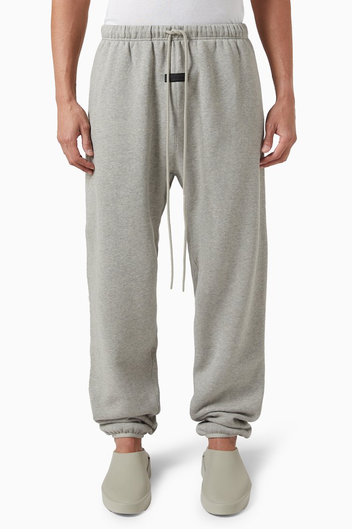 

Essential Sweatpants in Fleece, Grey