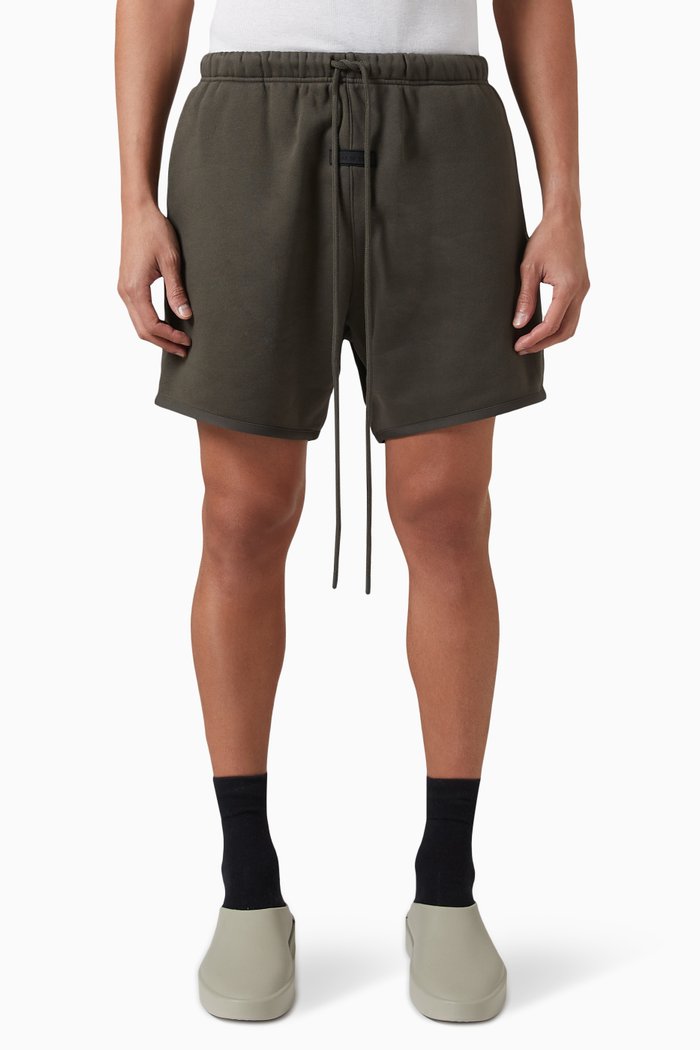 

Logo Sweat Shorts in Fleece, Grey
