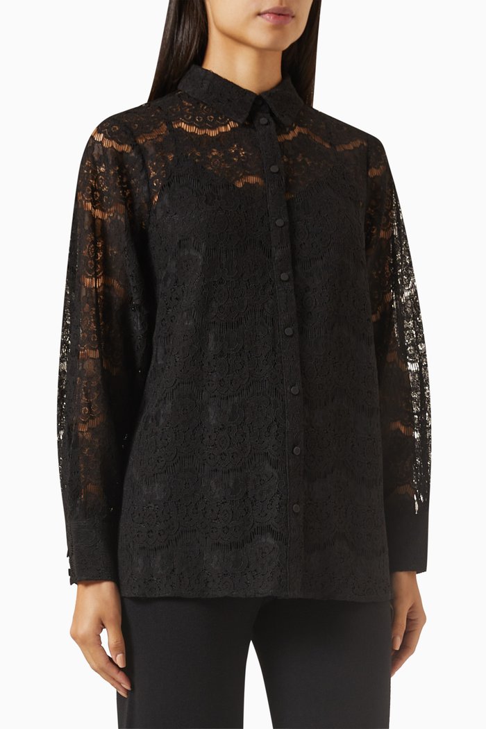 

Yaslarisso Lace Shirt, Black