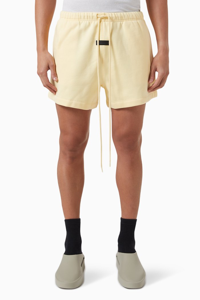 

Logo Running Shorts in Fleece, Yellow