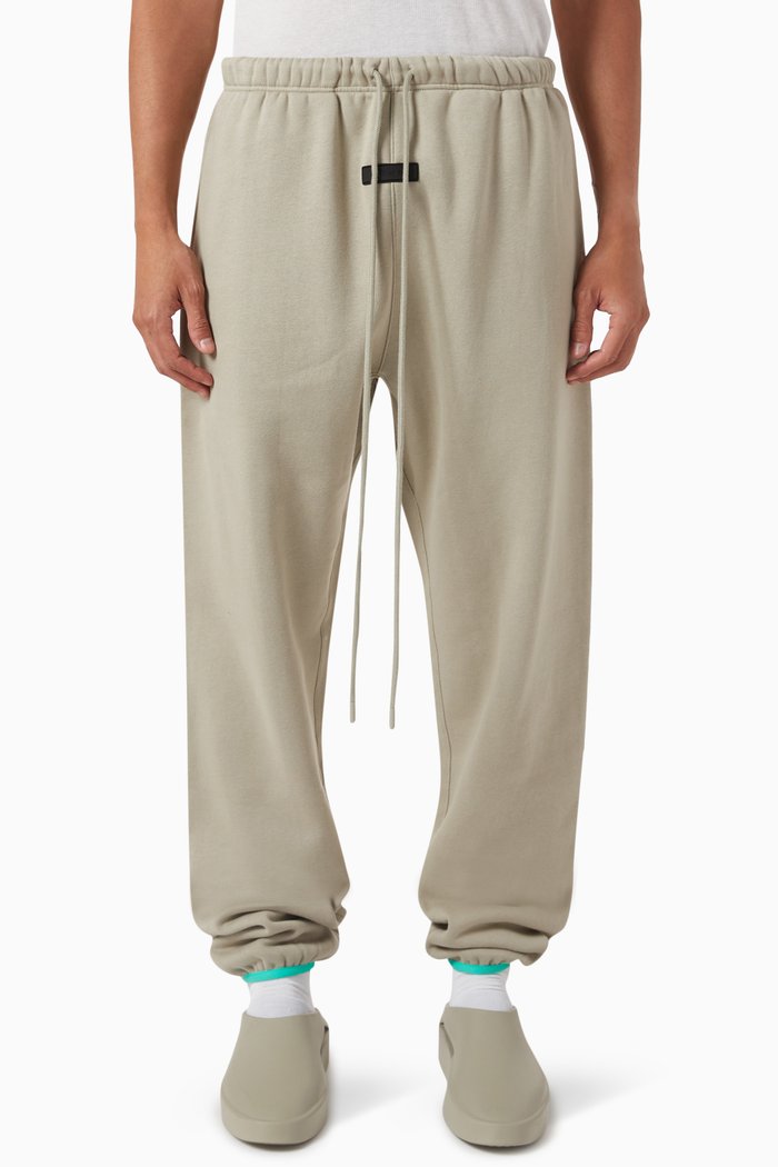 

Essential Sweatpants in Fleece, Grey