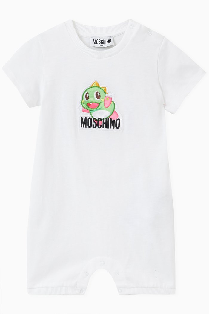 

Puzzle Bobble Onesie in Cotton, White