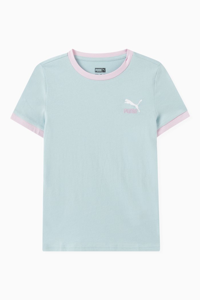 

Logo T-Shirt in Cotton, Blue