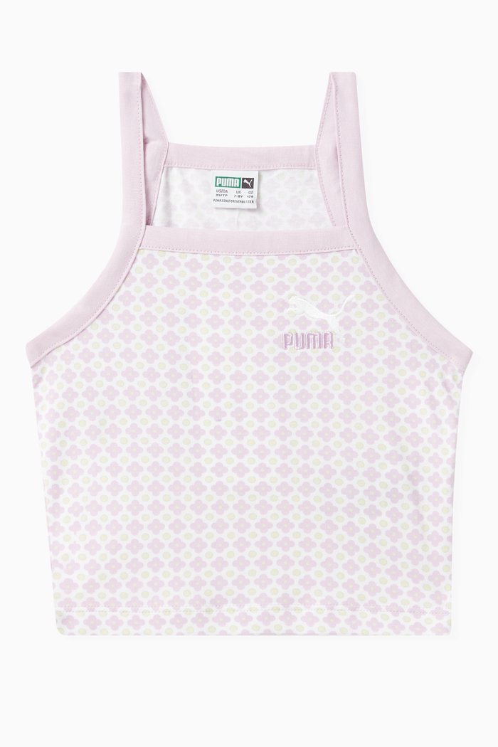 

Logo Tank Top in Cotton, White