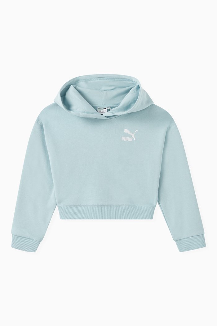 

Better Classics Logo Hoodie in Cotton, Blue