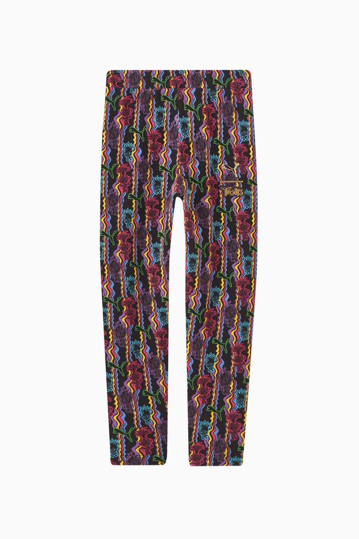 

x Trolls Graphic-print Leggings in Cotton, Multicolour
