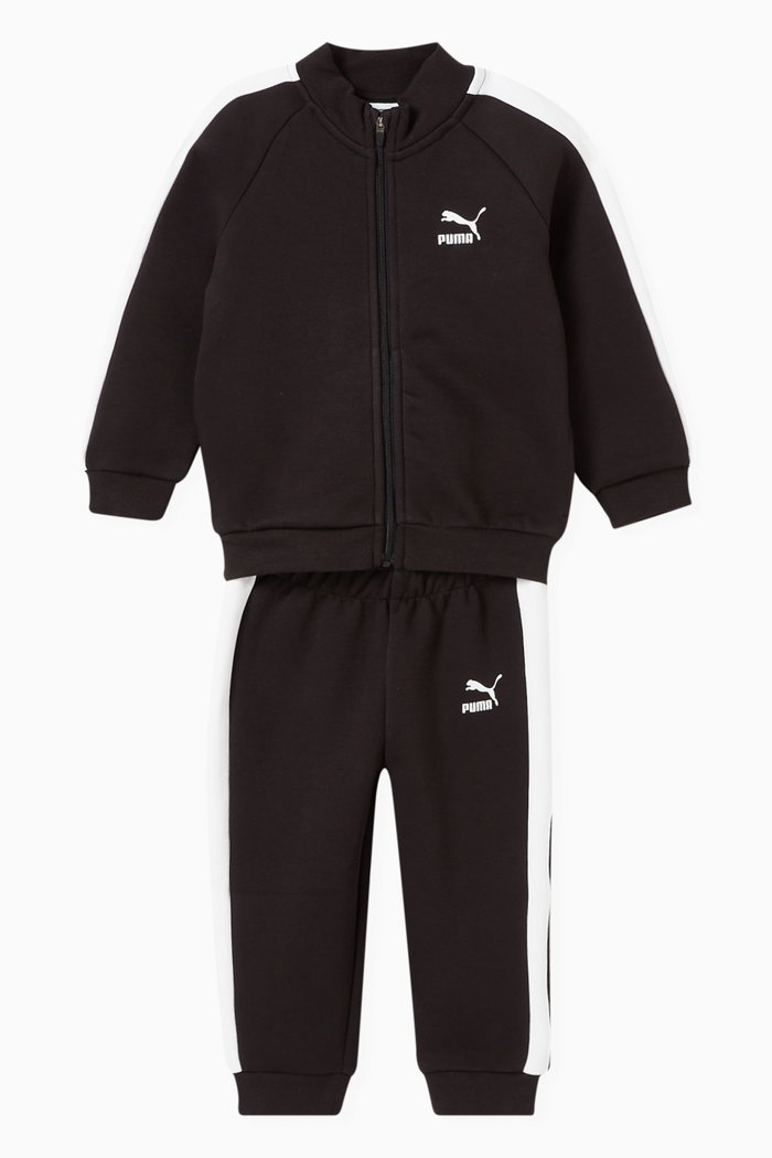 

MINICATS T7 ICONIC Baby Tracksuit in Cotton Blend, Black