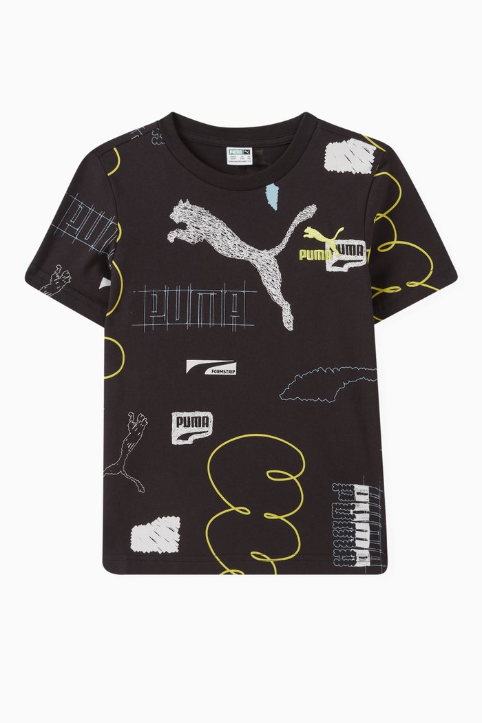 

Classics Brand Love T-Shirt in Cotton, Black