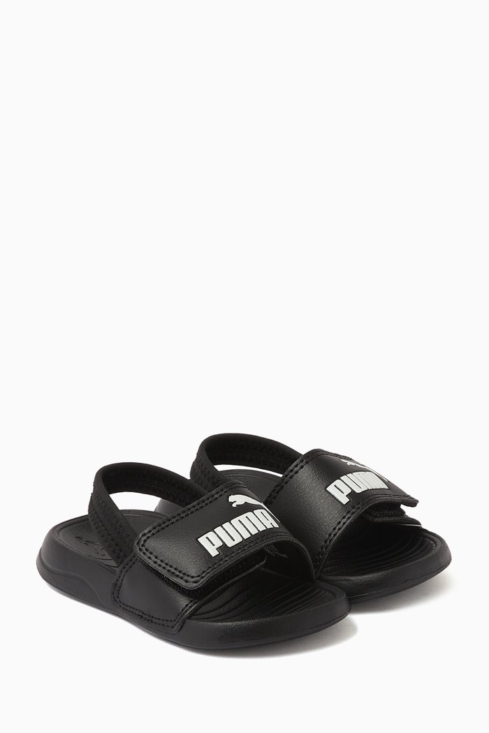 

Kids Popcat 20 Backstrap Sandals, Black