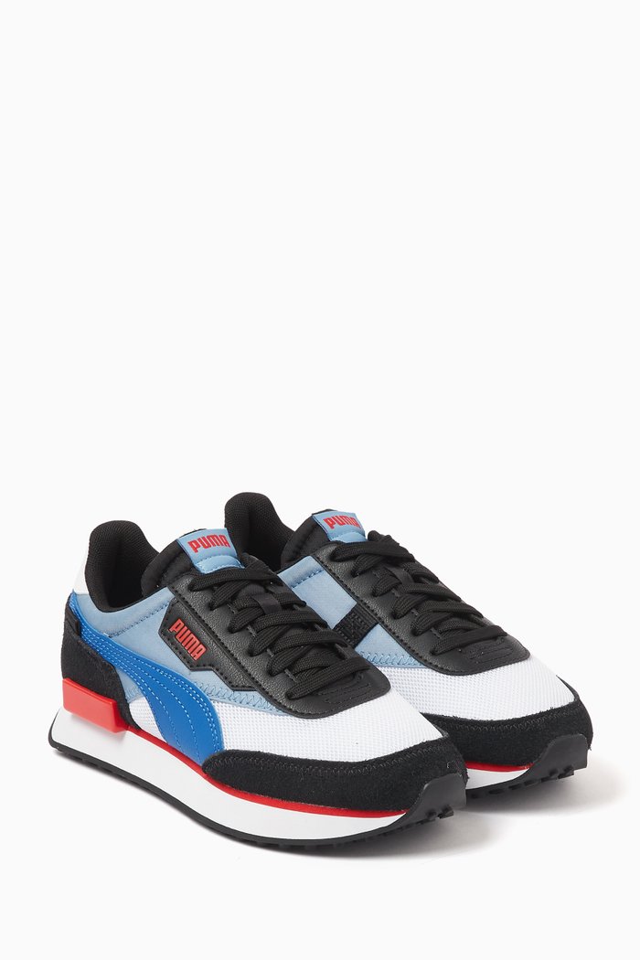 

Kids Future Rider Splash Sneakers in Technical Mesh, Multicolour