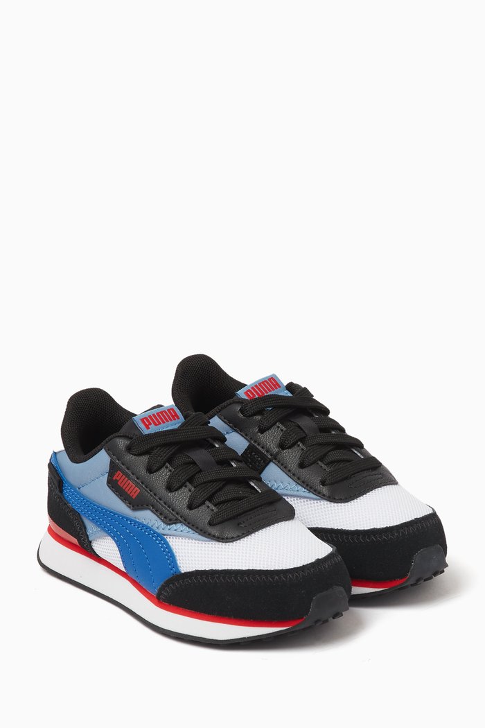 

Kids Future Rider Splash Sneakers in Technical Mesh, Multicolour