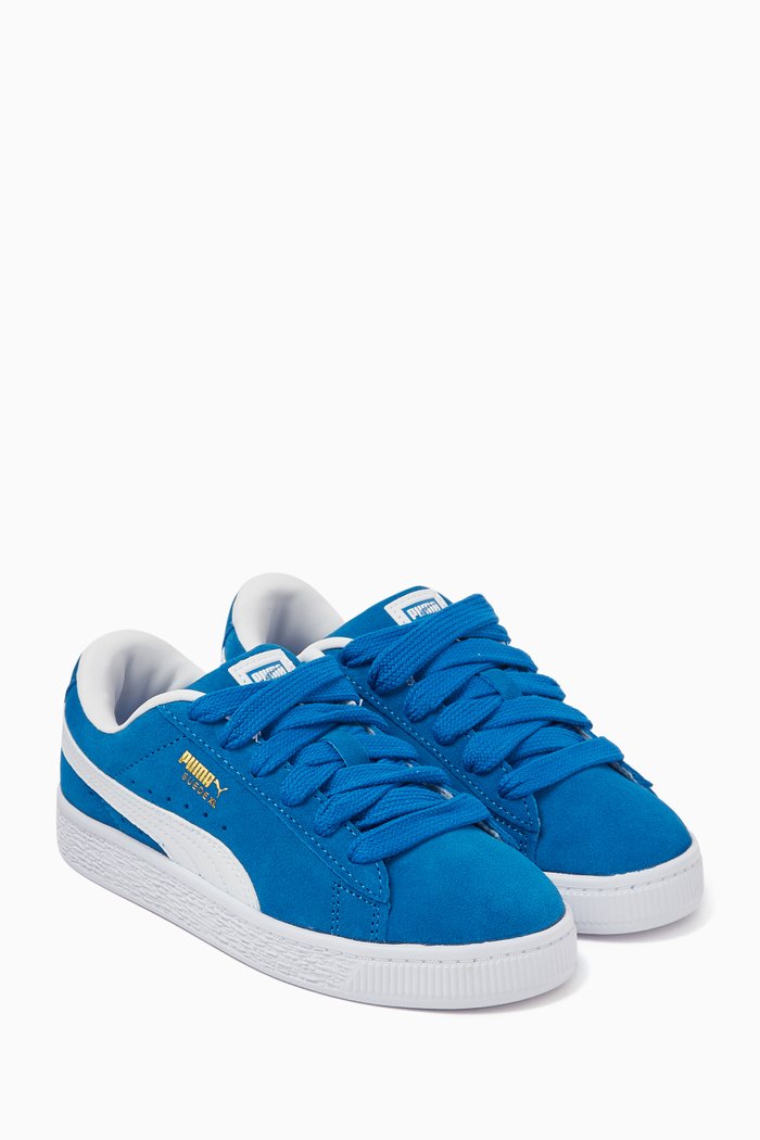 

XL Logo Sneakers in Suede, Blue